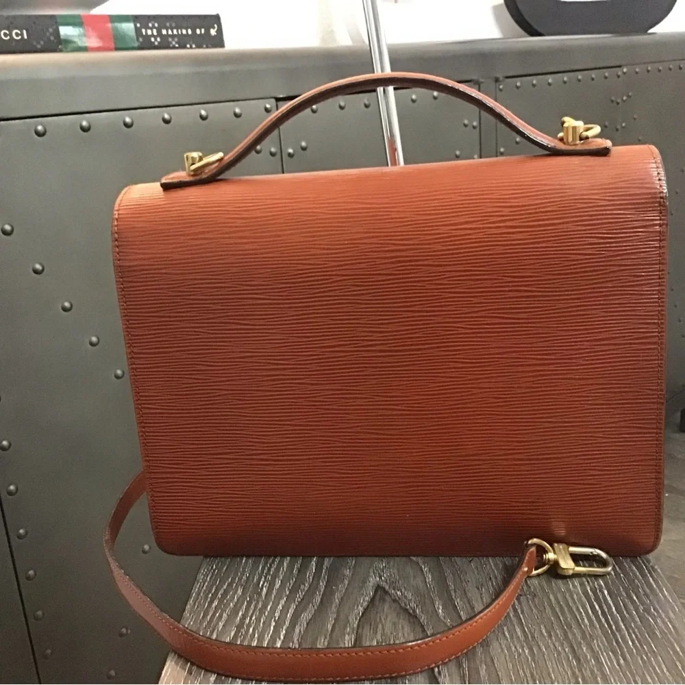 Louis Vuitton Monceau Epi 2 way bag